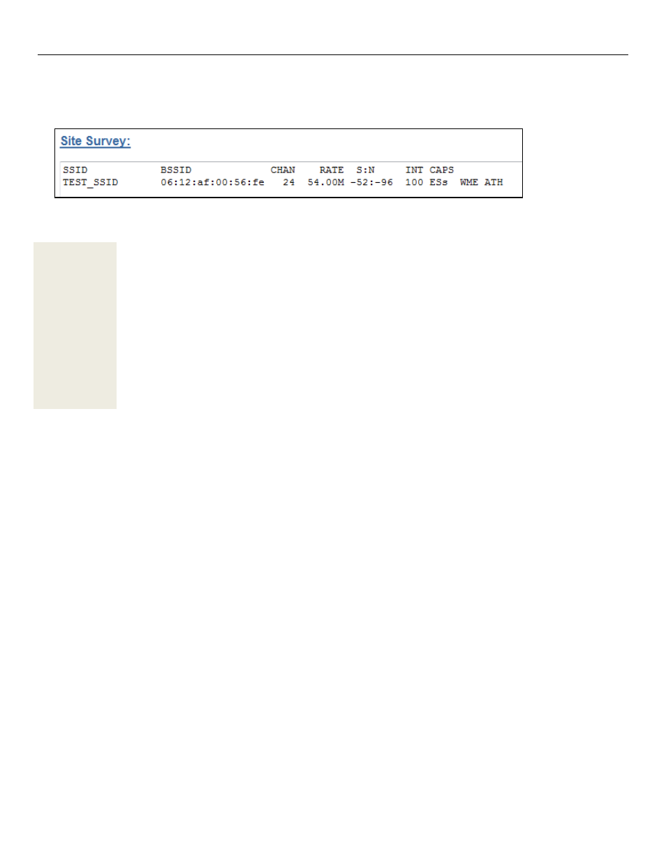 Site survey | Weidmuller WI-MOD-945-E: 900Mhz Wireless Ethernet & Device Server v2.16 User Manual | Page 79 / 114