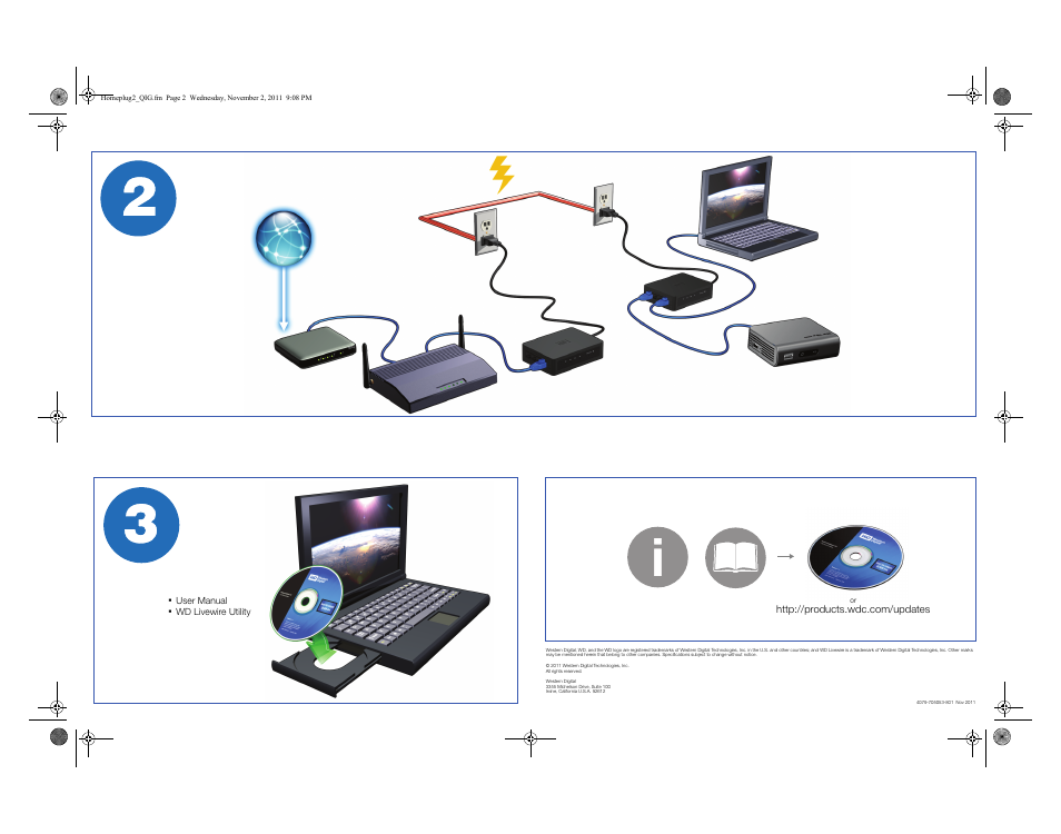 User manual, Wd livewire utility | Western Digital WD Livewire Powerline AV Network Kit Quick Install Guide User Manual | Page 7 / 7