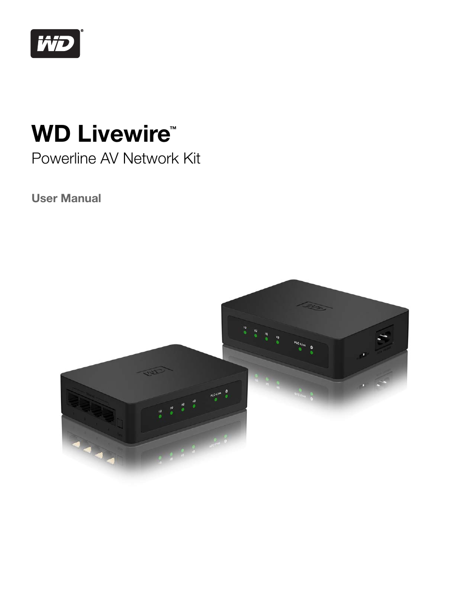 Western Digital WD Livewire Powerline AV Network Kit User Manual User Manual | 26 pages