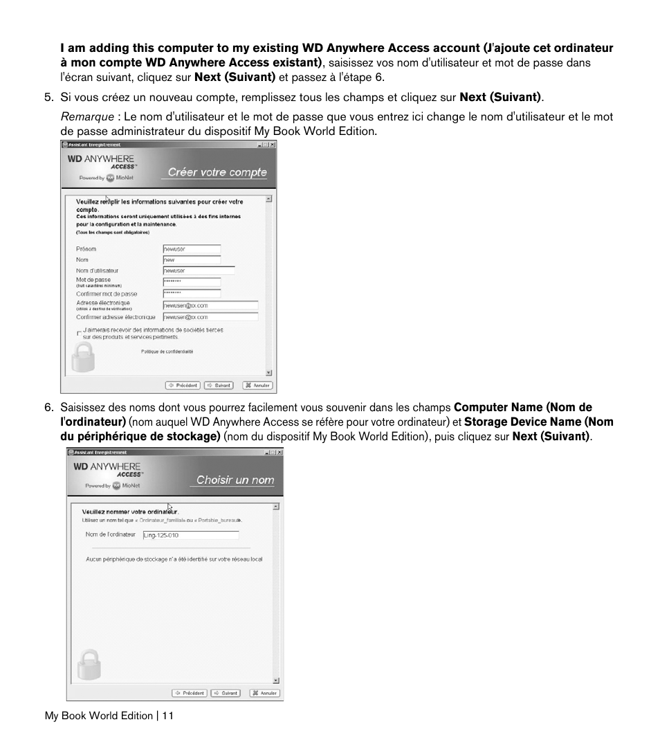 Western Digital My Book World Edition II (blue rings) Quick Install Guide User Manual | Page 12 / 29