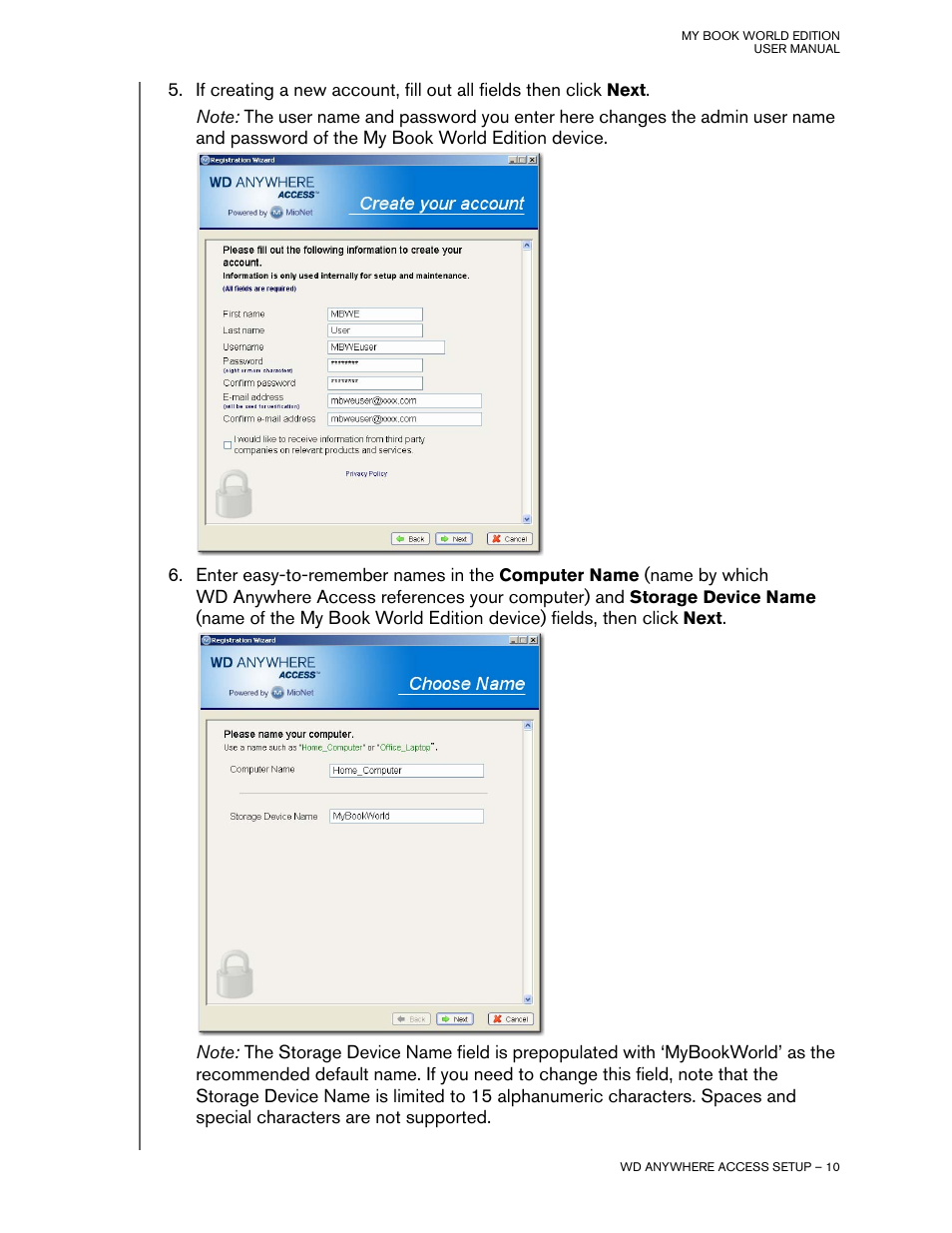 Western Digital My Book World Edition II (blue rings) User Manual User Manual | Page 13 / 52