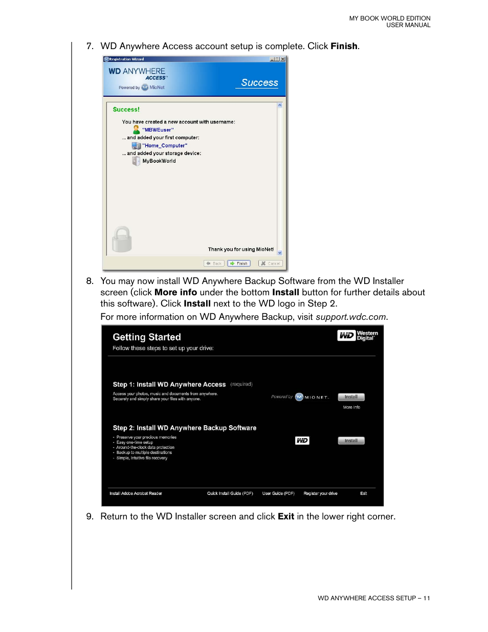 Western Digital My Book World Edition II (blue rings) User Manual User Manual | Page 14 / 52