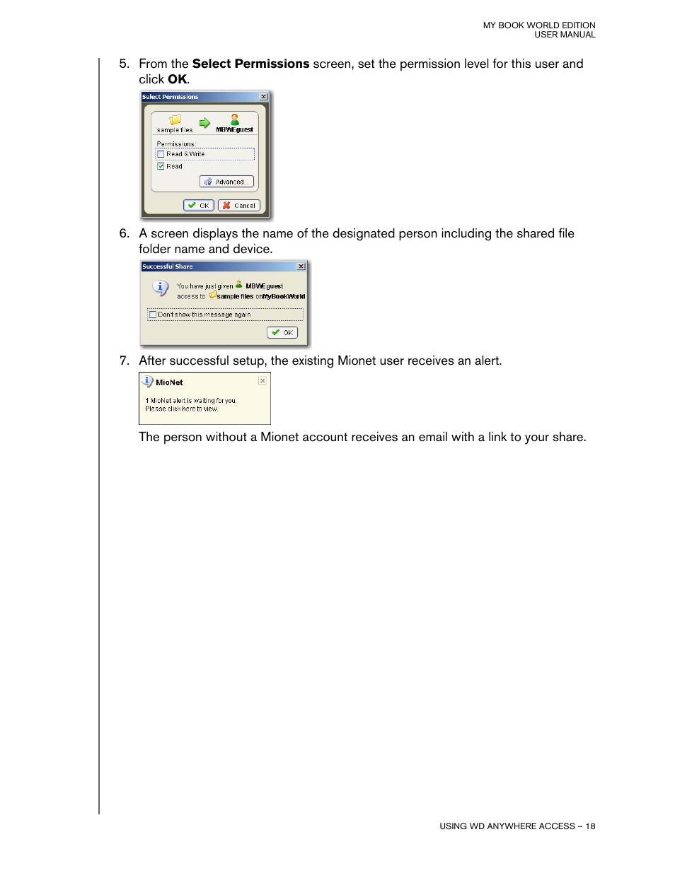 Western Digital My Book World Edition II (blue rings) User Manual User Manual | Page 21 / 52