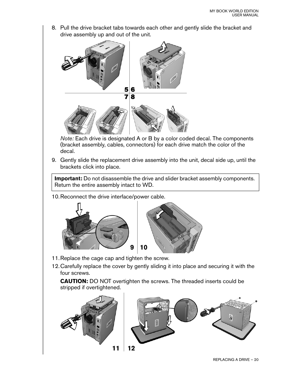 Western Digital My Book World Edition II (blue rings) User Manual User Manual | Page 23 / 52
