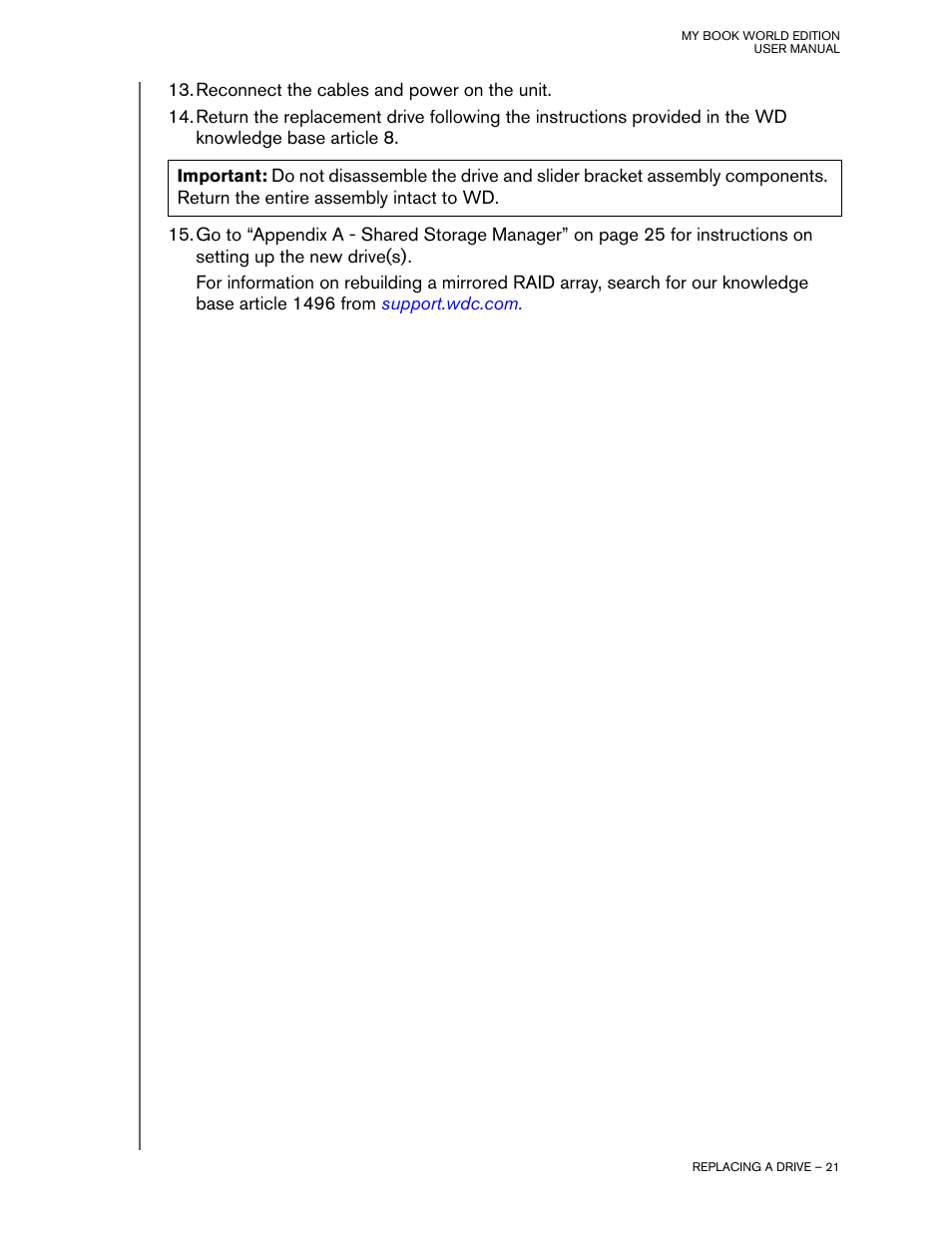 Western Digital My Book World Edition II (blue rings) User Manual User Manual | Page 24 / 52