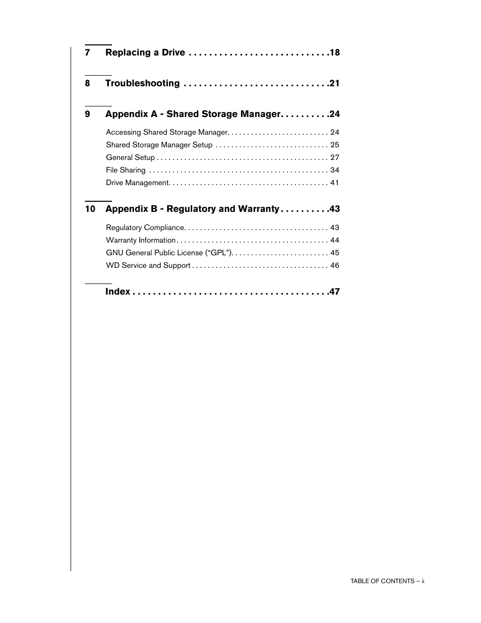 Western Digital My Book World Edition II (blue rings) User Manual User Manual | Page 3 / 52
