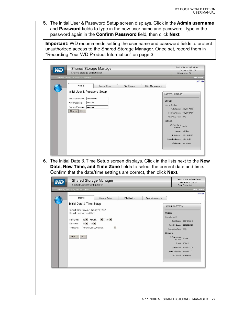 Western Digital My Book World Edition II (blue rings) User Manual User Manual | Page 30 / 52
