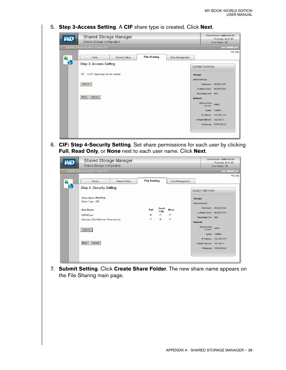 Western Digital My Book World Edition II (blue rings) User Manual User Manual | Page 41 / 52