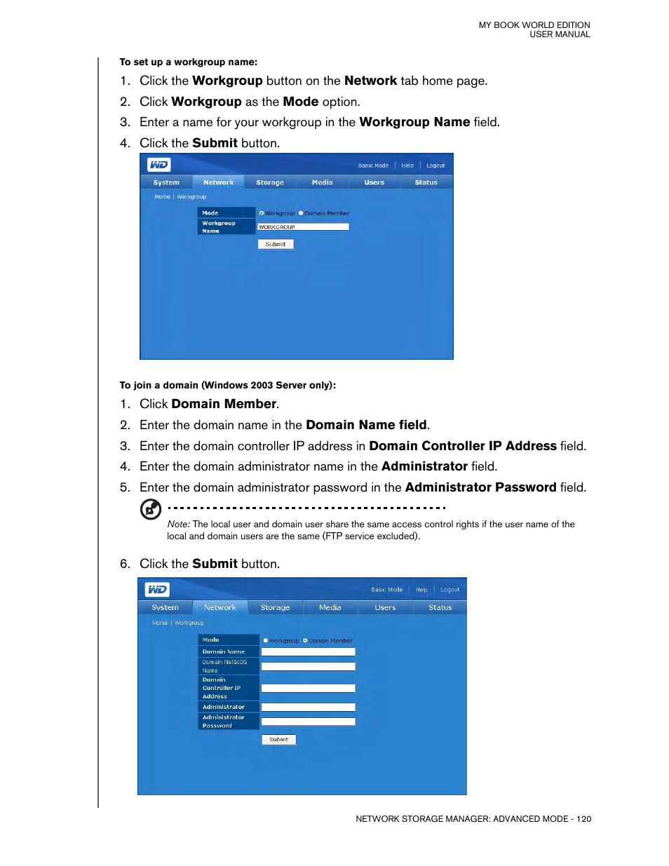 Western Digital My Book World Edition (white light) User Manual User Manual | Page 126 / 198