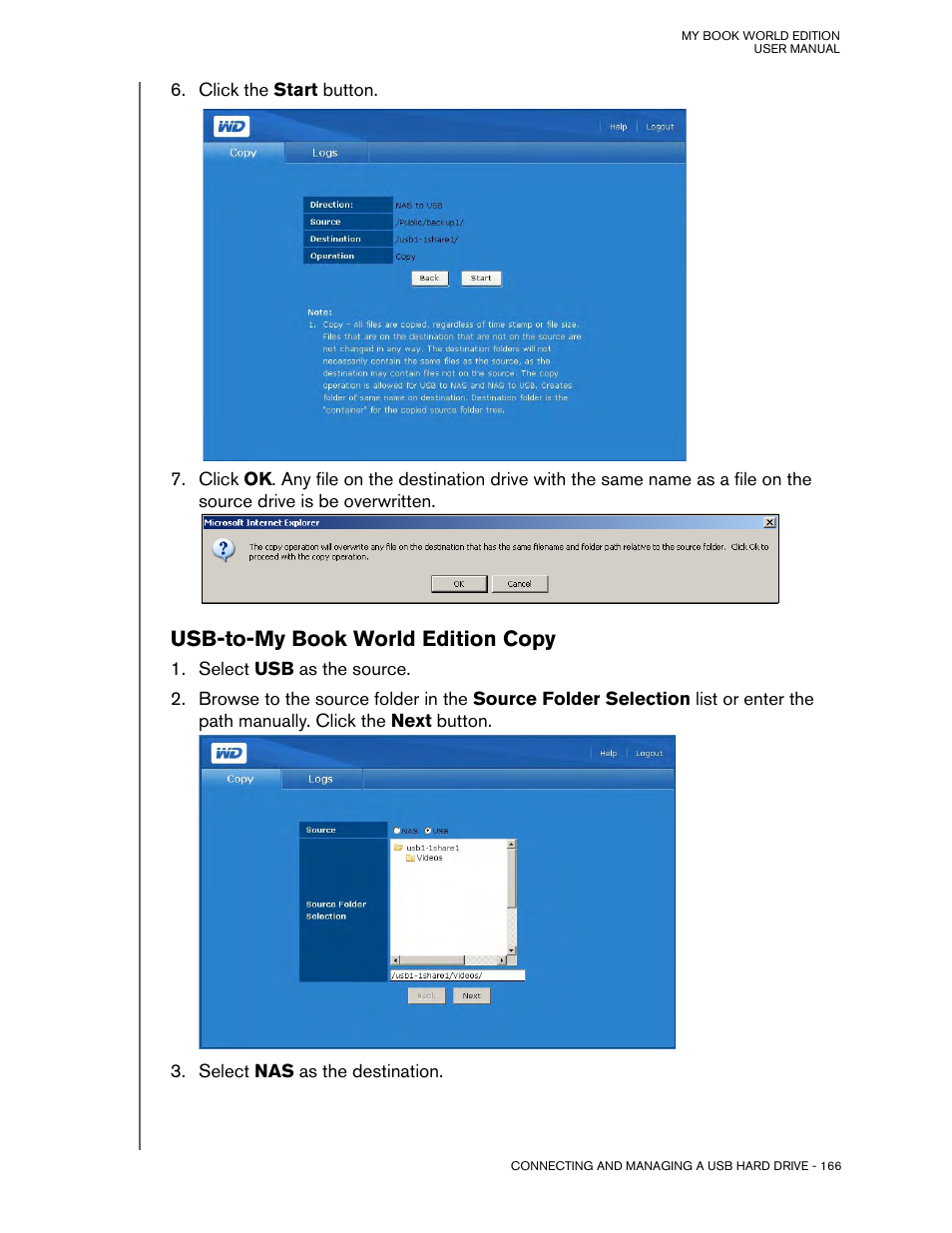 Usb-to-my book world edition copy | Western Digital My Book World Edition (white light) User Manual User Manual | Page 172 / 198