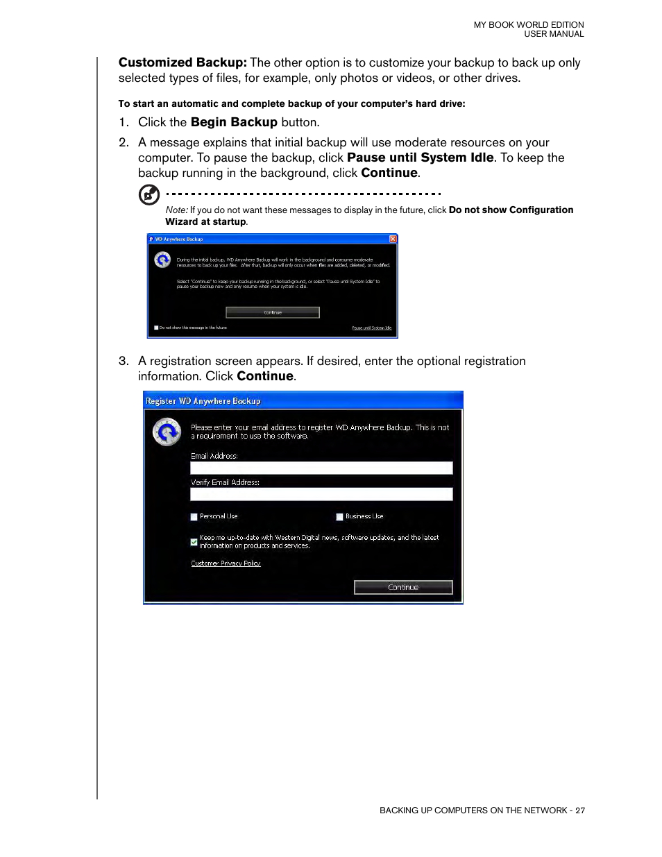 Western Digital My Book World Edition (white light) User Manual User Manual | Page 33 / 198