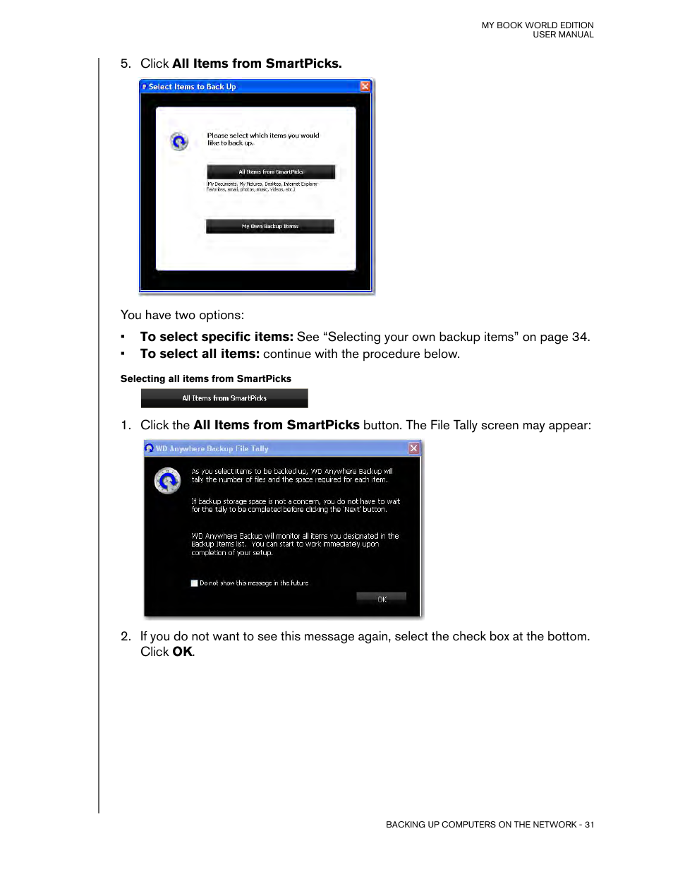 Western Digital My Book World Edition (white light) User Manual User Manual | Page 37 / 198