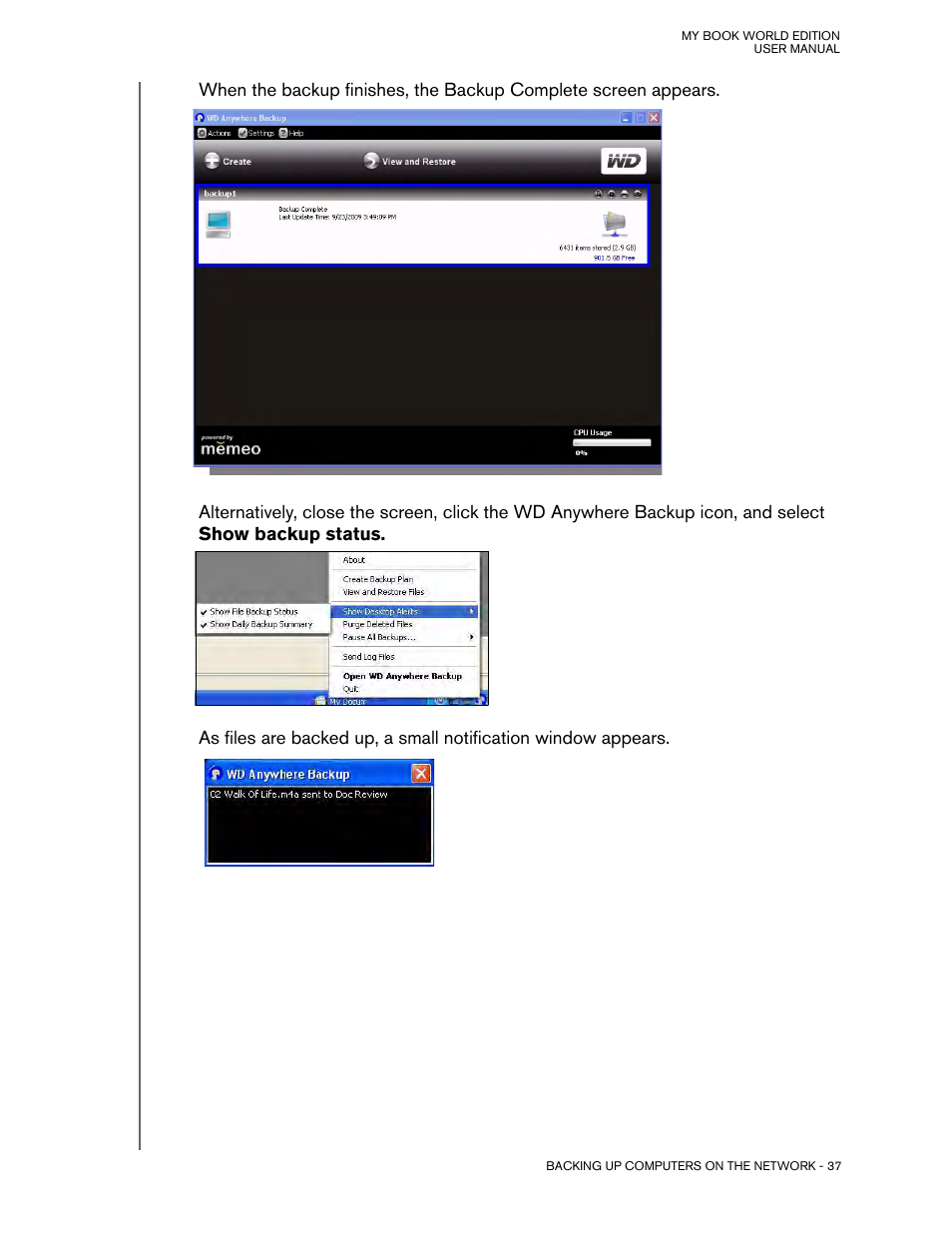 Western Digital My Book World Edition (white light) User Manual User Manual | Page 43 / 198
