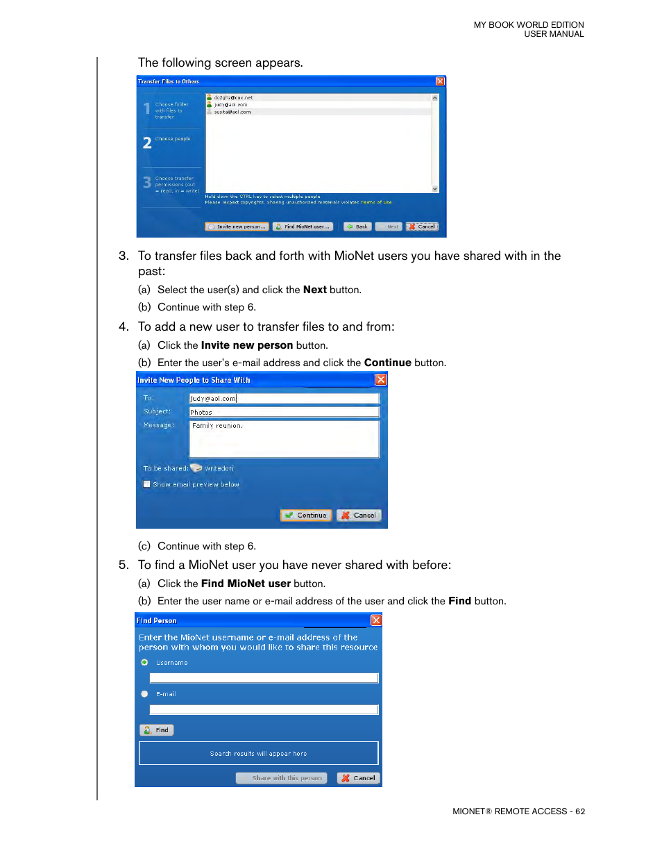 Western Digital My Book World Edition (white light) User Manual User Manual | Page 68 / 198
