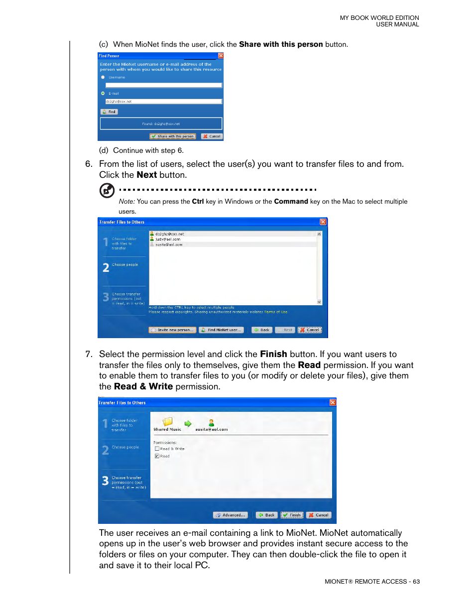 Western Digital My Book World Edition (white light) User Manual User Manual | Page 69 / 198