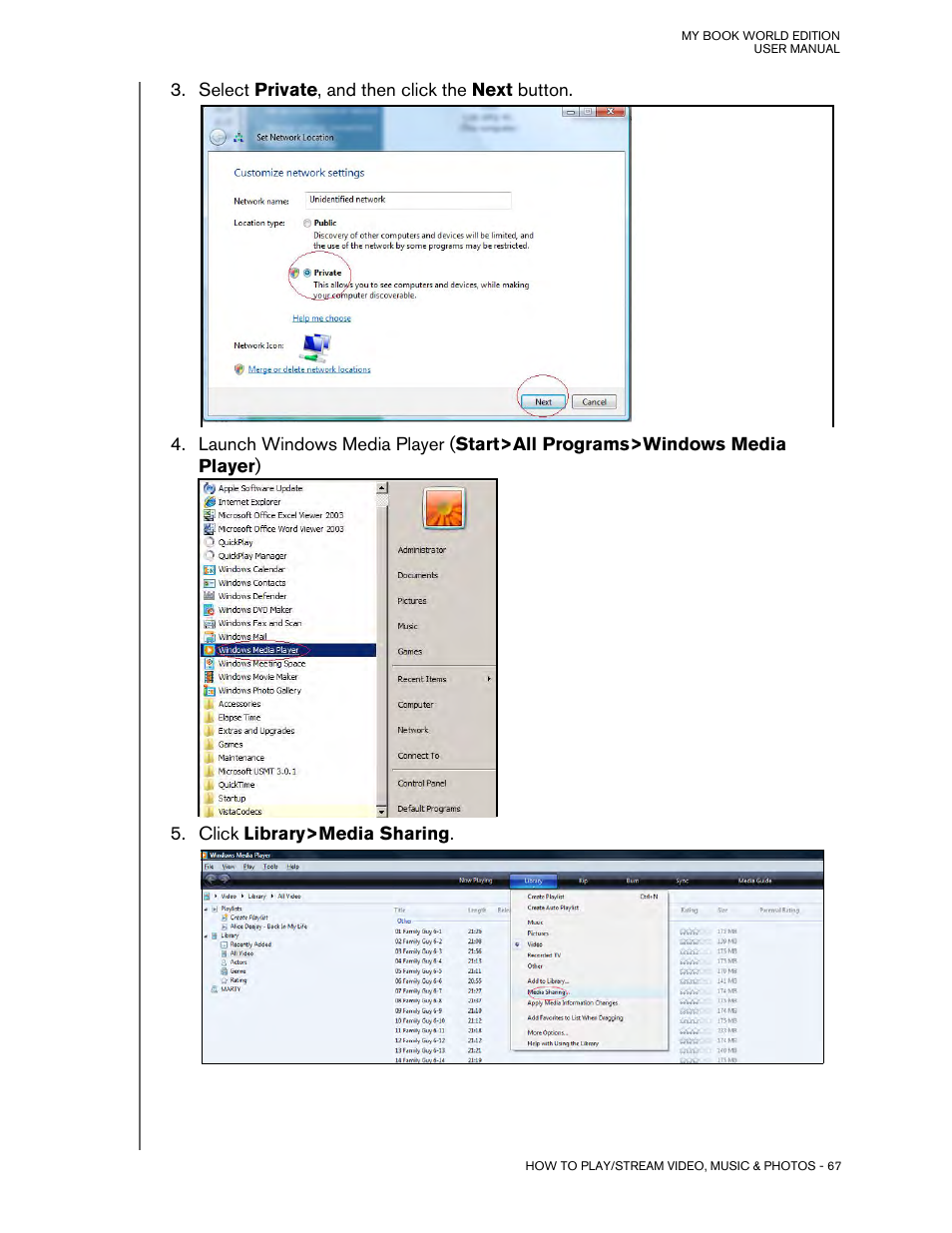 Western Digital My Book World Edition (white light) User Manual User Manual | Page 73 / 198