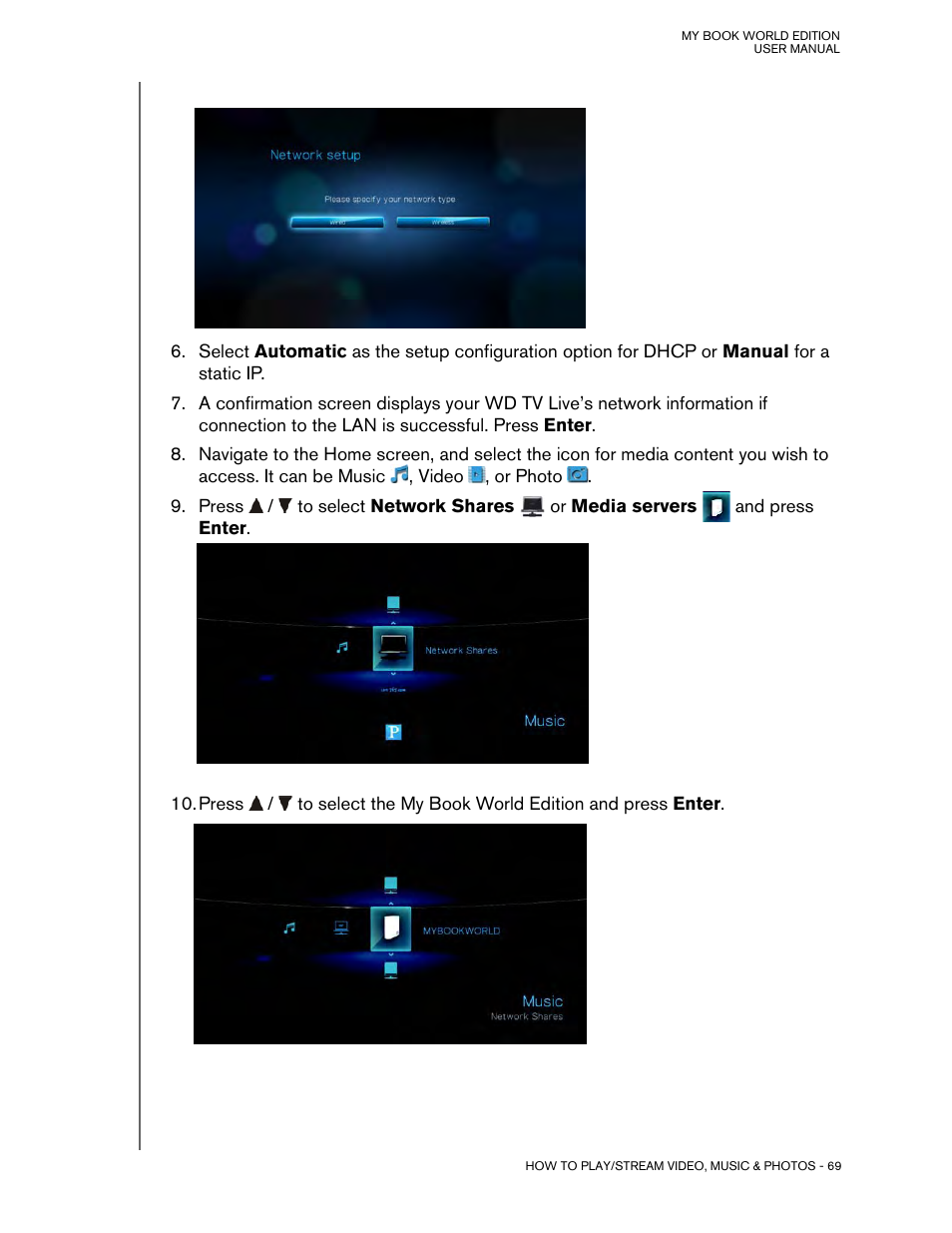 Western Digital My Book World Edition (white light) User Manual User Manual | Page 75 / 198