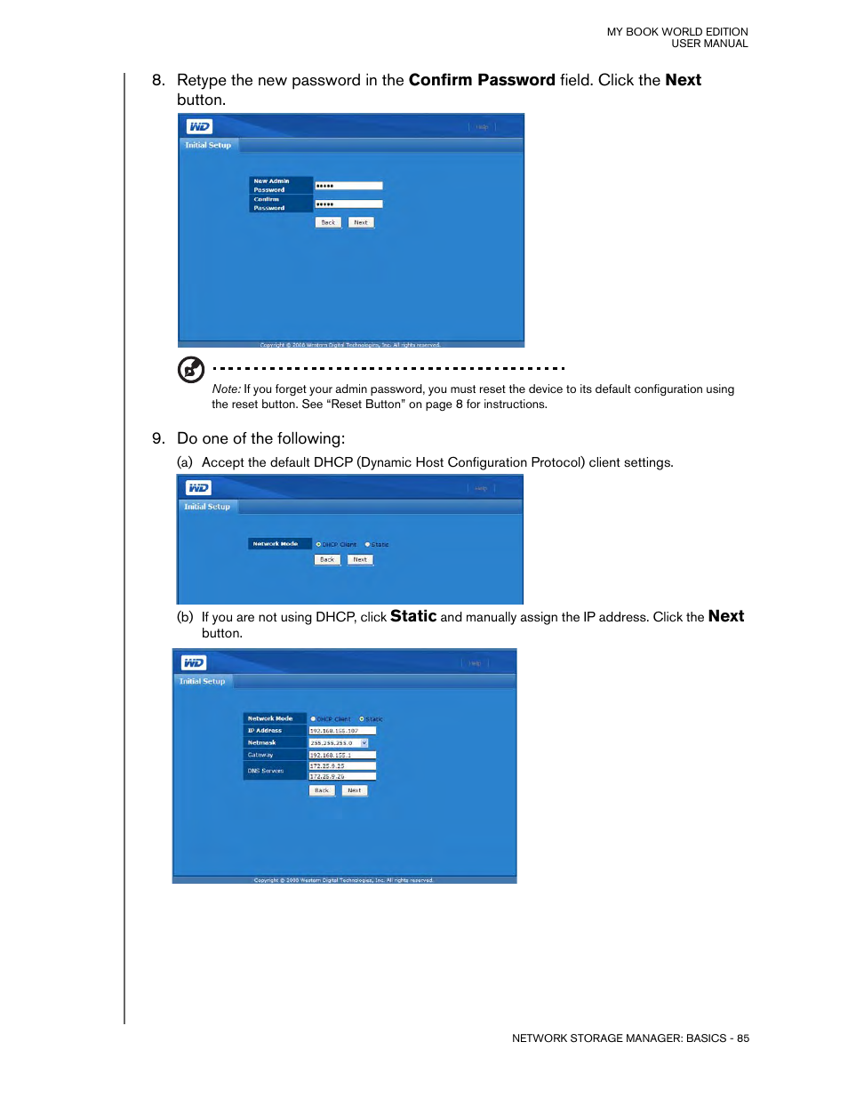 Western Digital My Book World Edition (white light) User Manual User Manual | Page 91 / 198