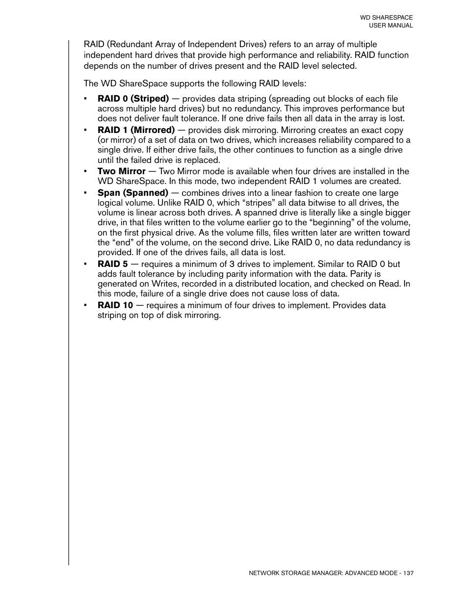 Western Digital WD ShareSpace User Manual User Manual | Page 142 / 207