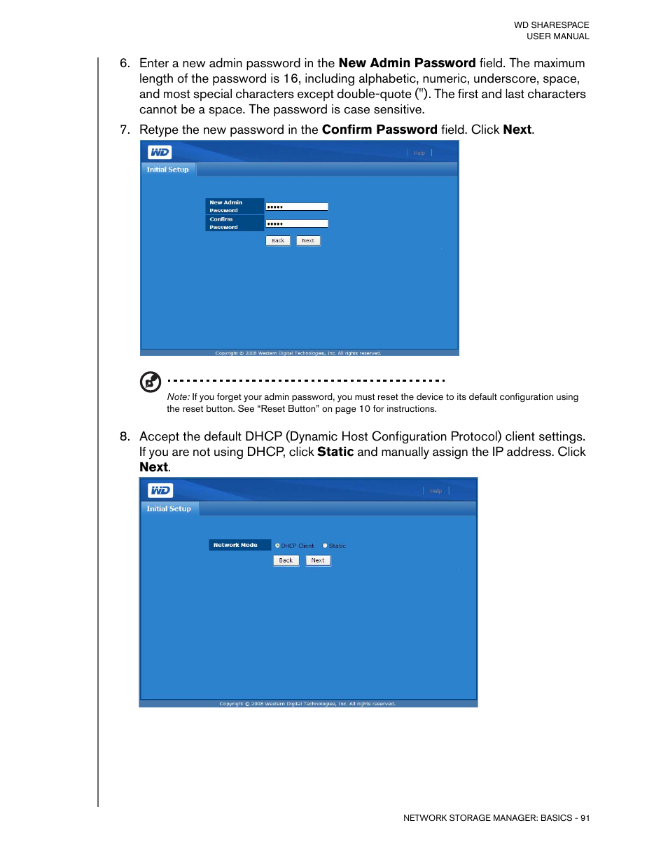 Western Digital WD ShareSpace User Manual User Manual | Page 96 / 207