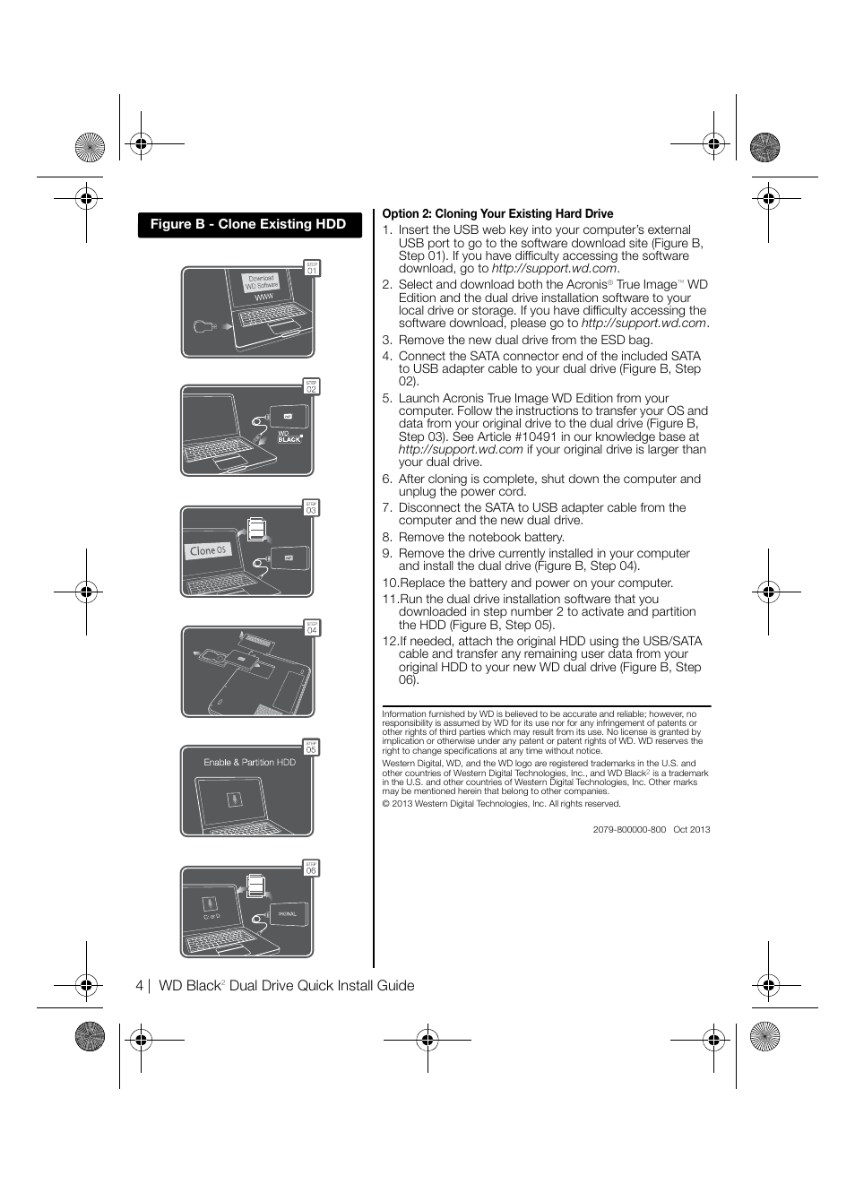 Western Digital WD Black2 Dual Drive Quick Install Guide User Manual | Page 4 / 4