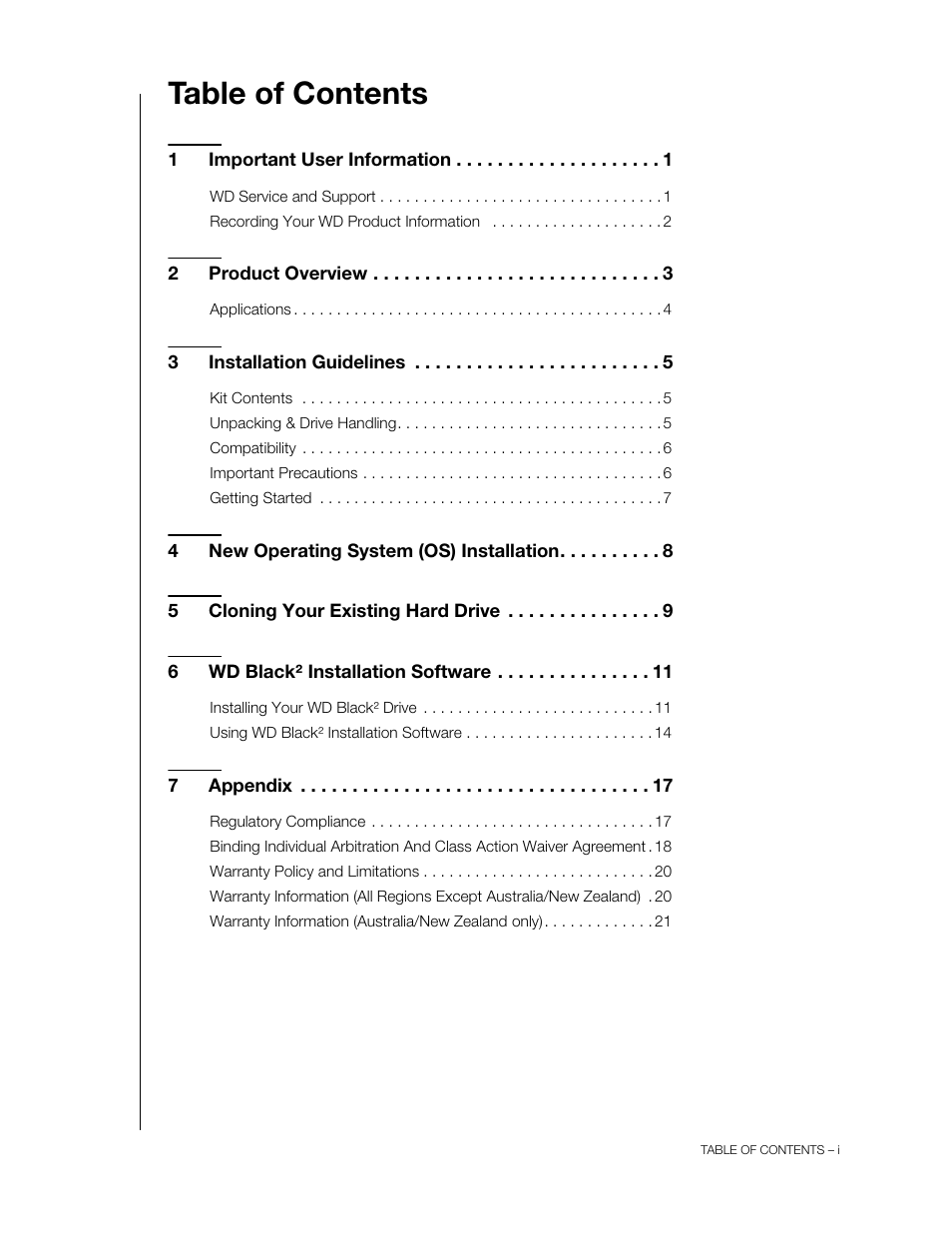 Western Digital WD Black2 Dual Drive User Manual User Manual | Page 2 / 24