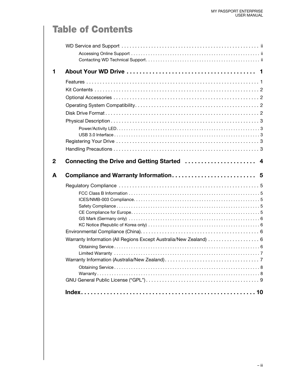 Western Digital My Passport Enterprise User Manual User Manual | Page 3 / 14