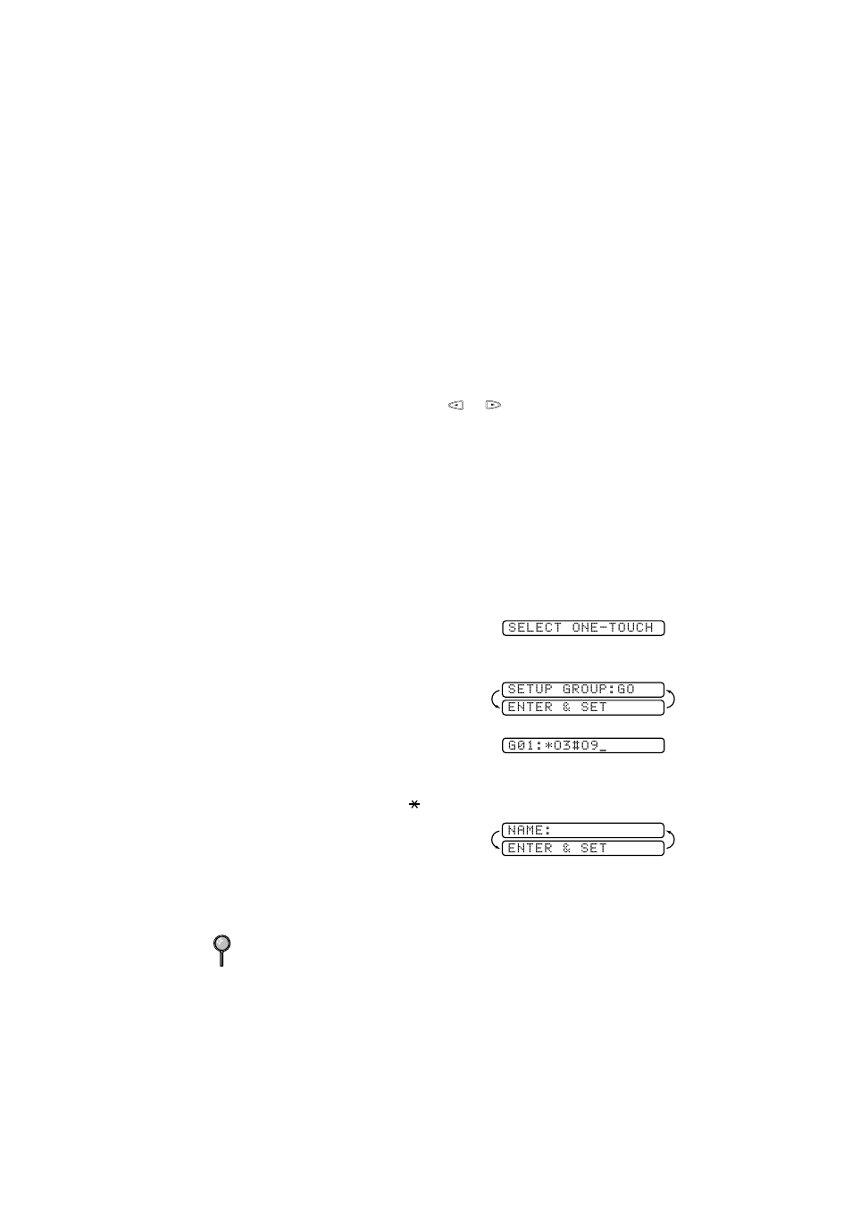 Changing one touch and speed dial numbers, Setting up groups for broadcasting | Brother fax560 User Manual | Page 49 / 83