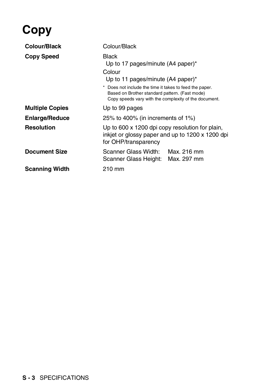 Copy | Brother DCP-110C User Manual | Page 91 / 100