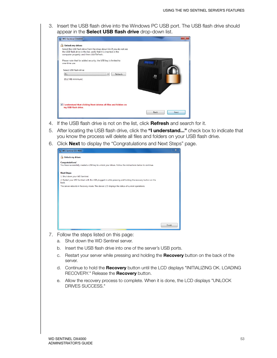 Western Digital WD Sentinel DX4000 User Manual User Manual | Page 57 / 82