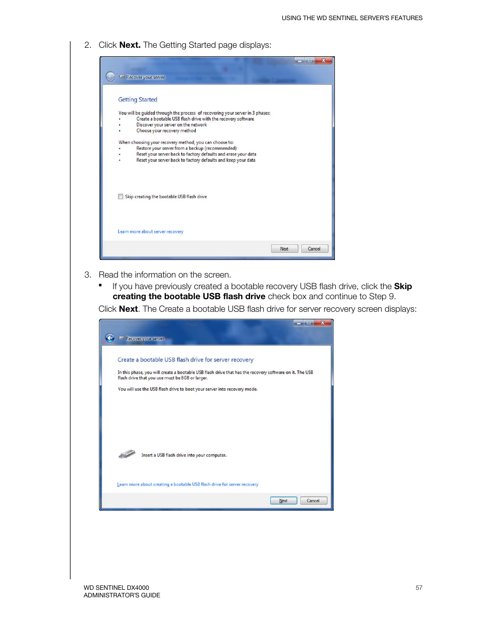 Western Digital WD Sentinel DX4000 User Manual User Manual | Page 61 / 82