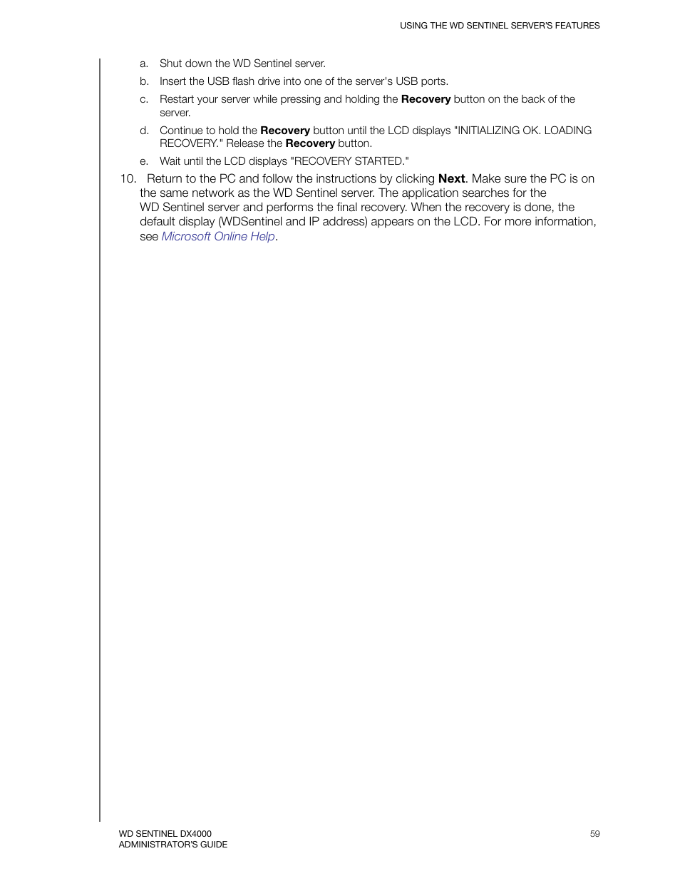 Western Digital WD Sentinel DX4000 User Manual User Manual | Page 63 / 82