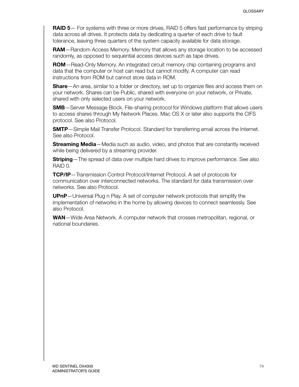 Western Digital WD Sentinel DX4000 User Manual User Manual | Page 78 / 82