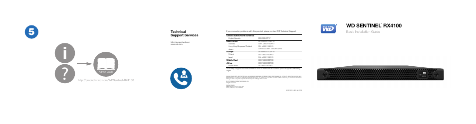 Western Digital WD Sentinel RX4100 Basic Install Guide User Manual | 7 pages