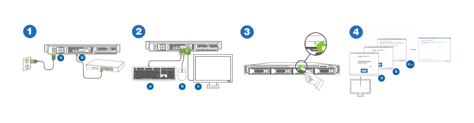 Western Digital WD Sentinel RX4100 Basic Install Guide User Manual | Page 3 / 7