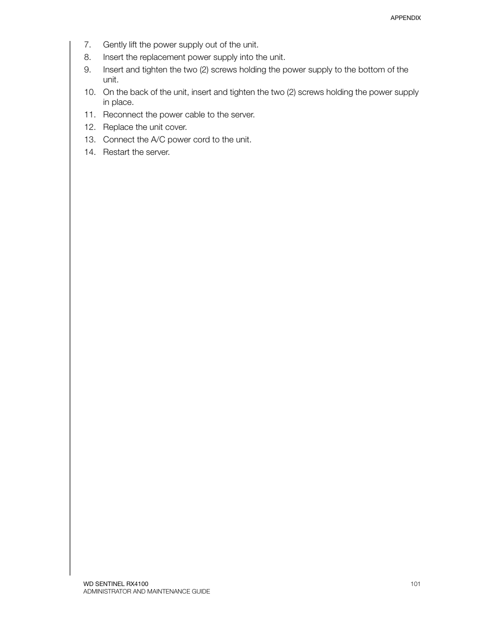 Western Digital WD Sentinel RX4100 User Manual User Manual | Page 107 / 117