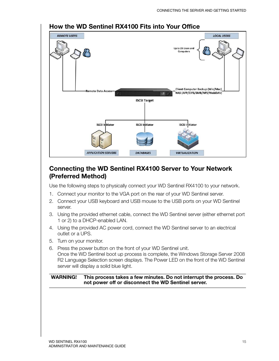 How the wd sentinel rx4100 fits into your office | Western Digital WD Sentinel RX4100 User Manual User Manual | Page 21 / 117
