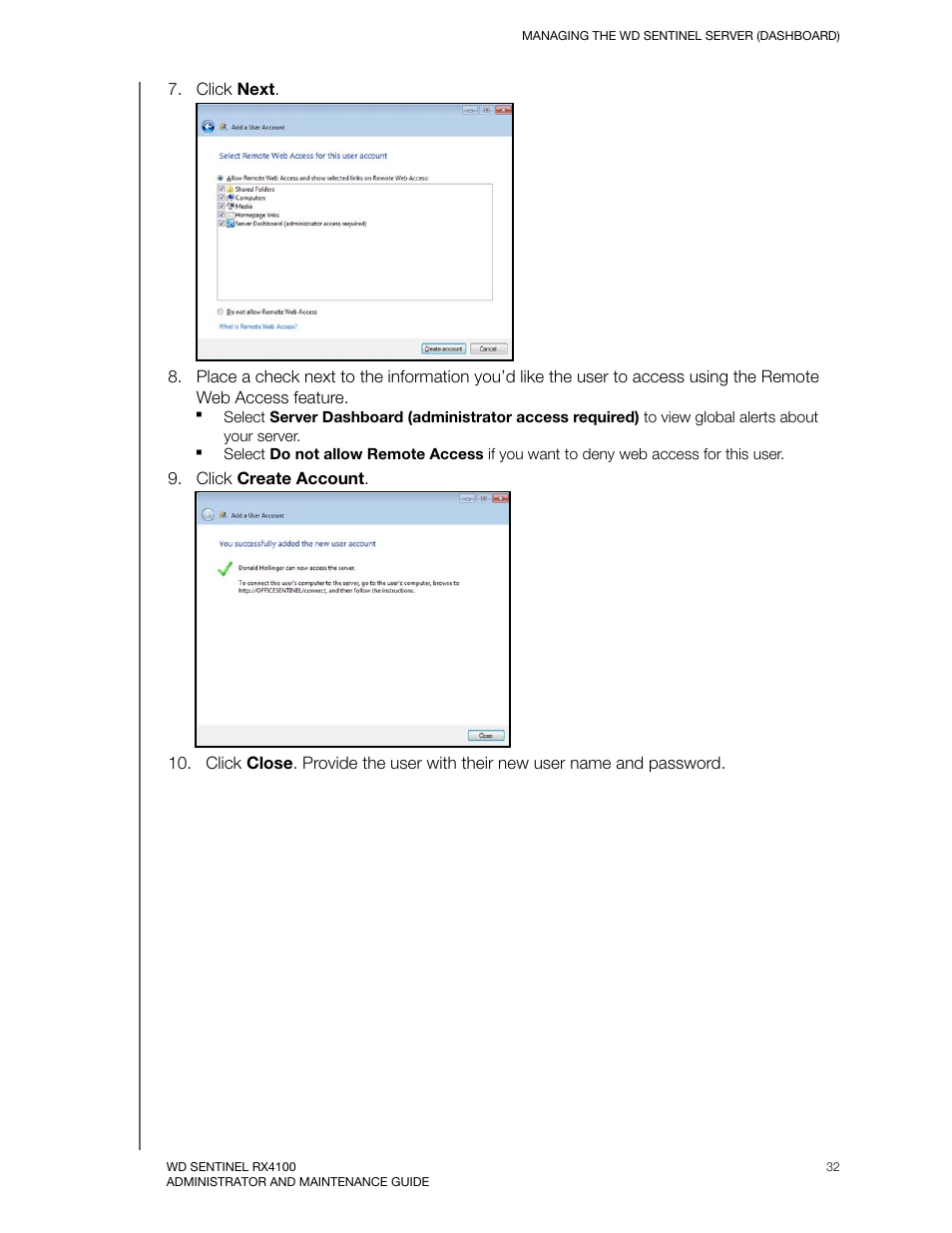 Western Digital WD Sentinel RX4100 User Manual User Manual | Page 38 / 117