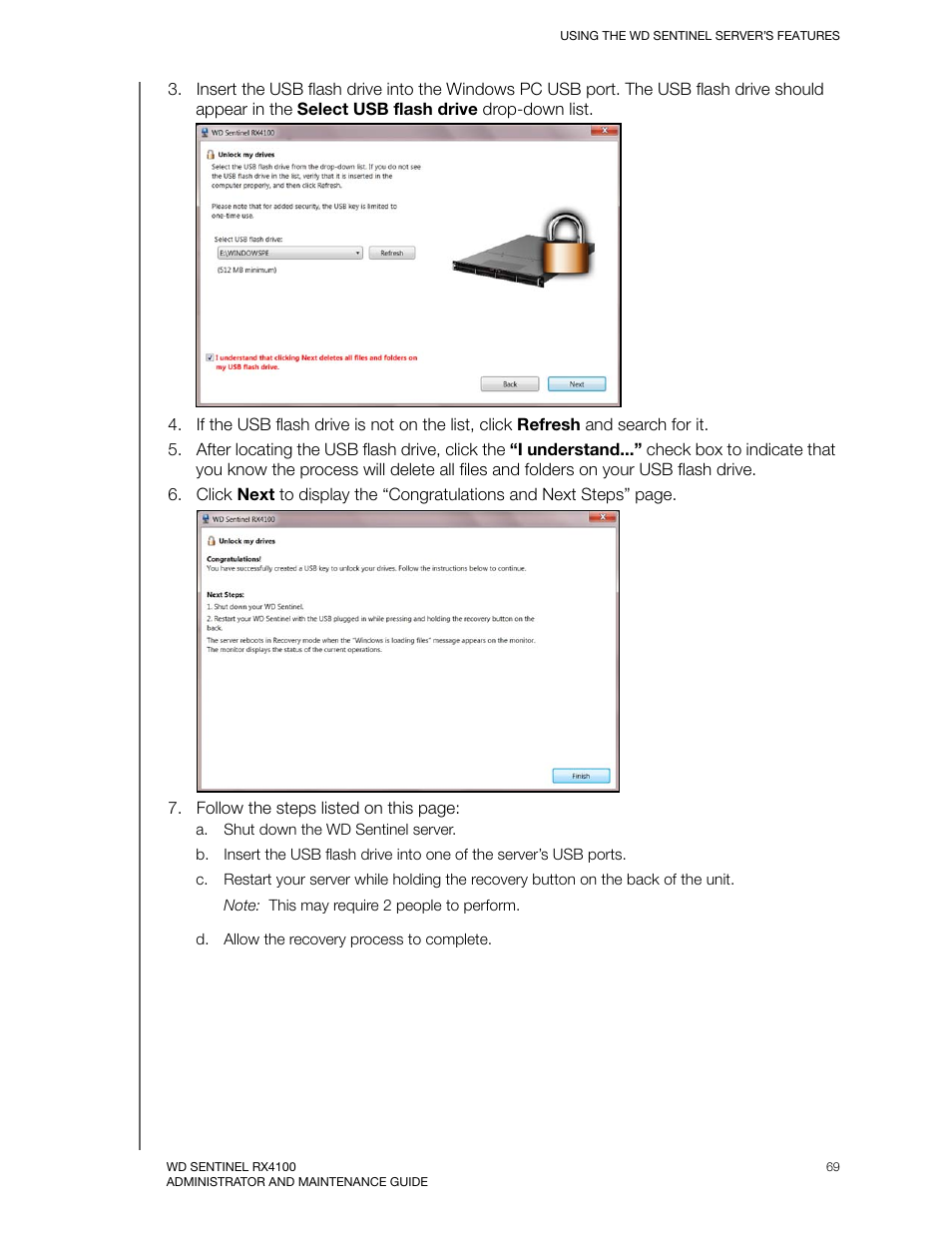 Western Digital WD Sentinel RX4100 User Manual User Manual | Page 75 / 117