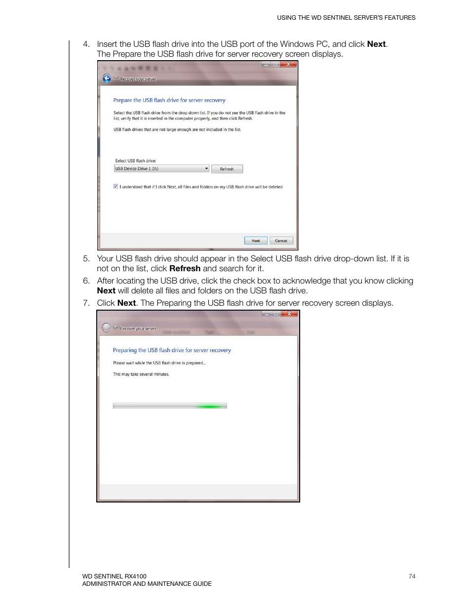 Western Digital WD Sentinel RX4100 User Manual User Manual | Page 80 / 117