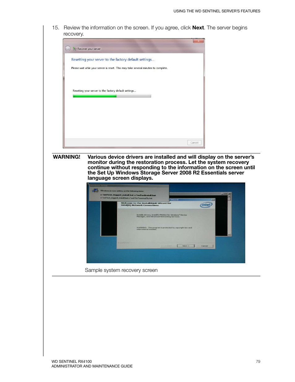 Western Digital WD Sentinel RX4100 User Manual User Manual | Page 85 / 117