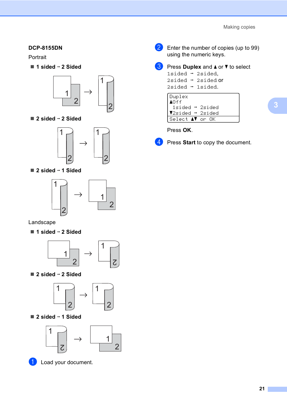 Brother Printer/Copier DCP-8110DN User Manual | Page 25 / 50
