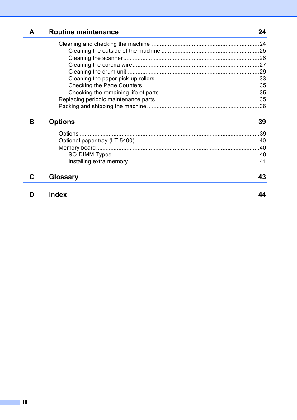 Brother Printer/Copier DCP-8110DN User Manual | Page 4 / 50