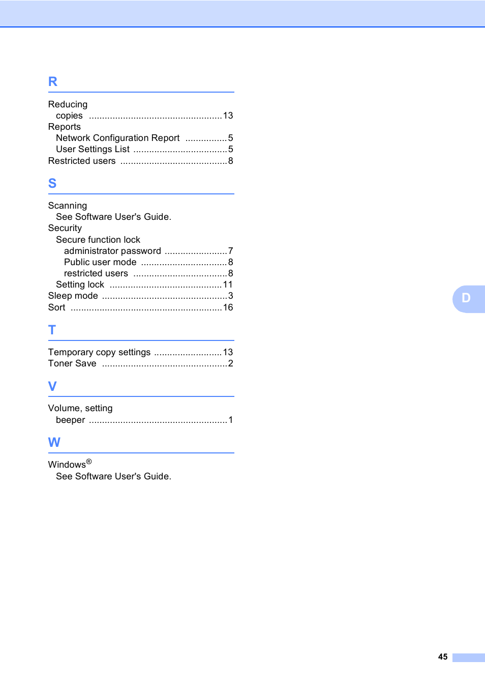 Brother Printer/Copier DCP-8110DN User Manual | Page 49 / 50