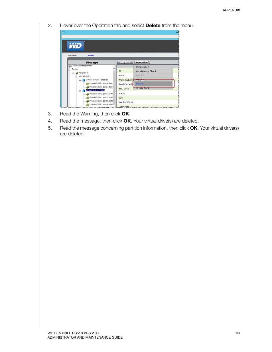 Western Digital WD Sentinel DS6100 Administrator and Maintenance Guide User Manual | Page 105 / 111
