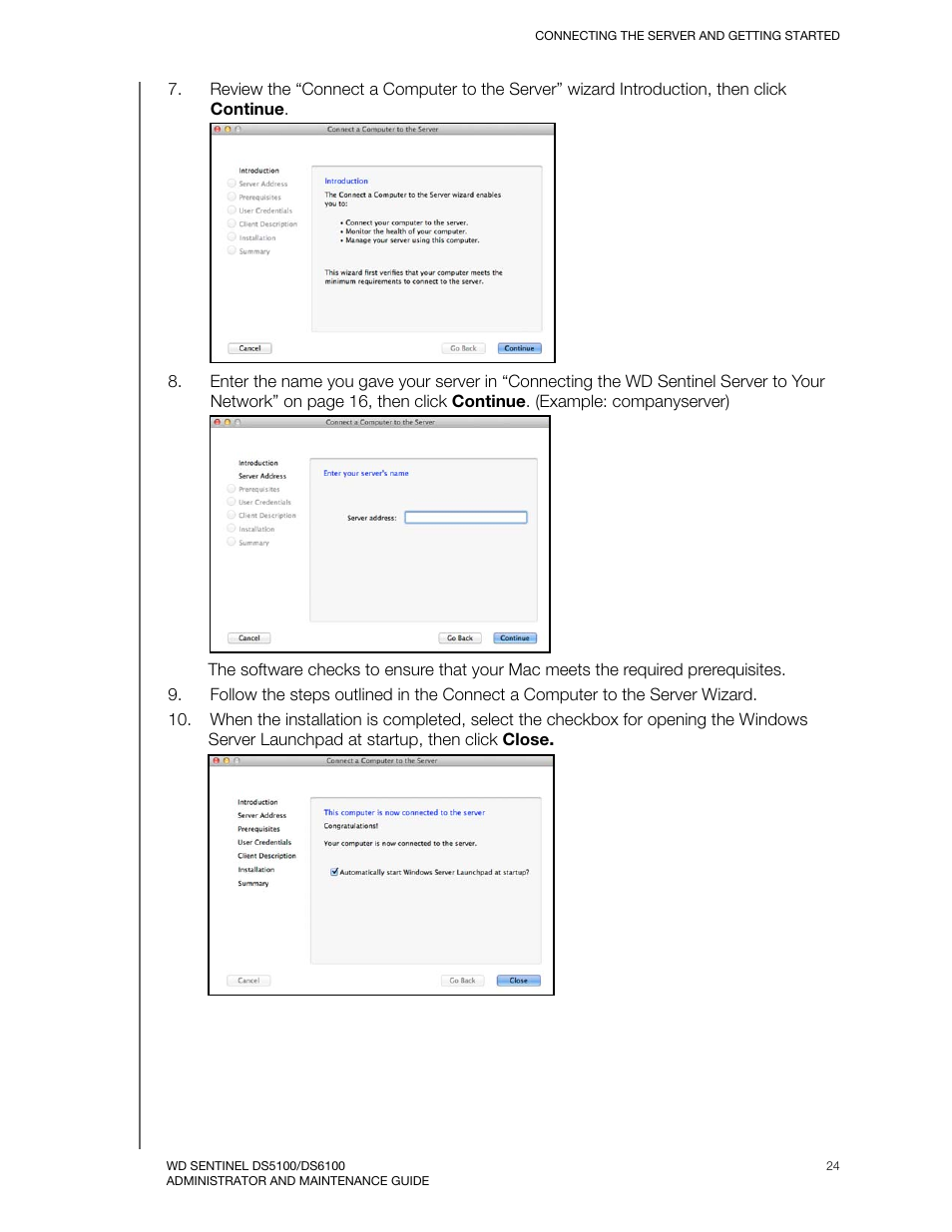 Western Digital WD Sentinel DS6100 Administrator and Maintenance Guide User Manual | Page 30 / 111