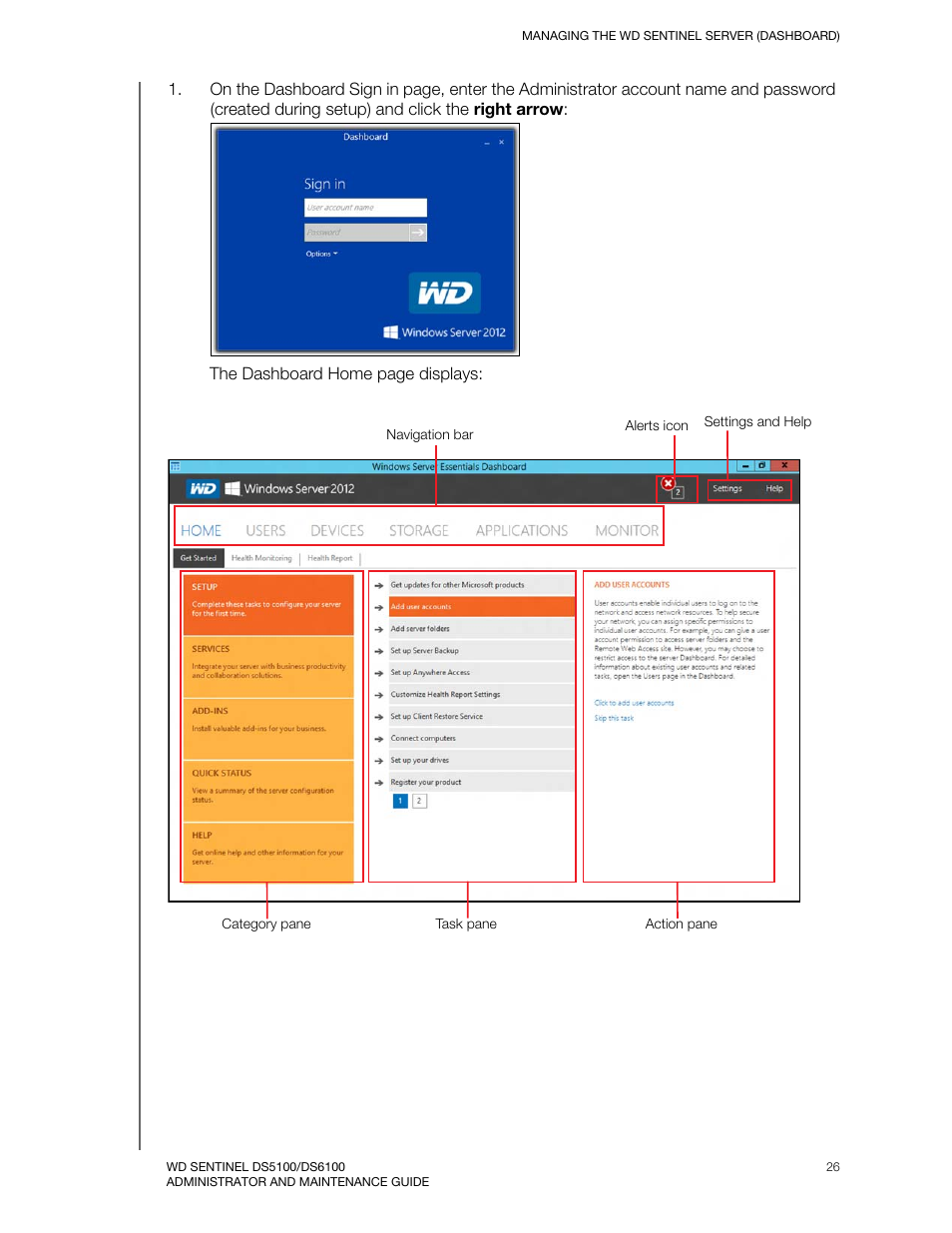 Western Digital WD Sentinel DS6100 Administrator and Maintenance Guide User Manual | Page 32 / 111