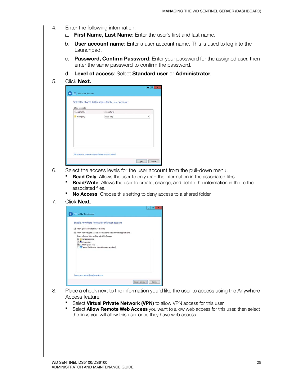 Western Digital WD Sentinel DS6100 Administrator and Maintenance Guide User Manual | Page 34 / 111