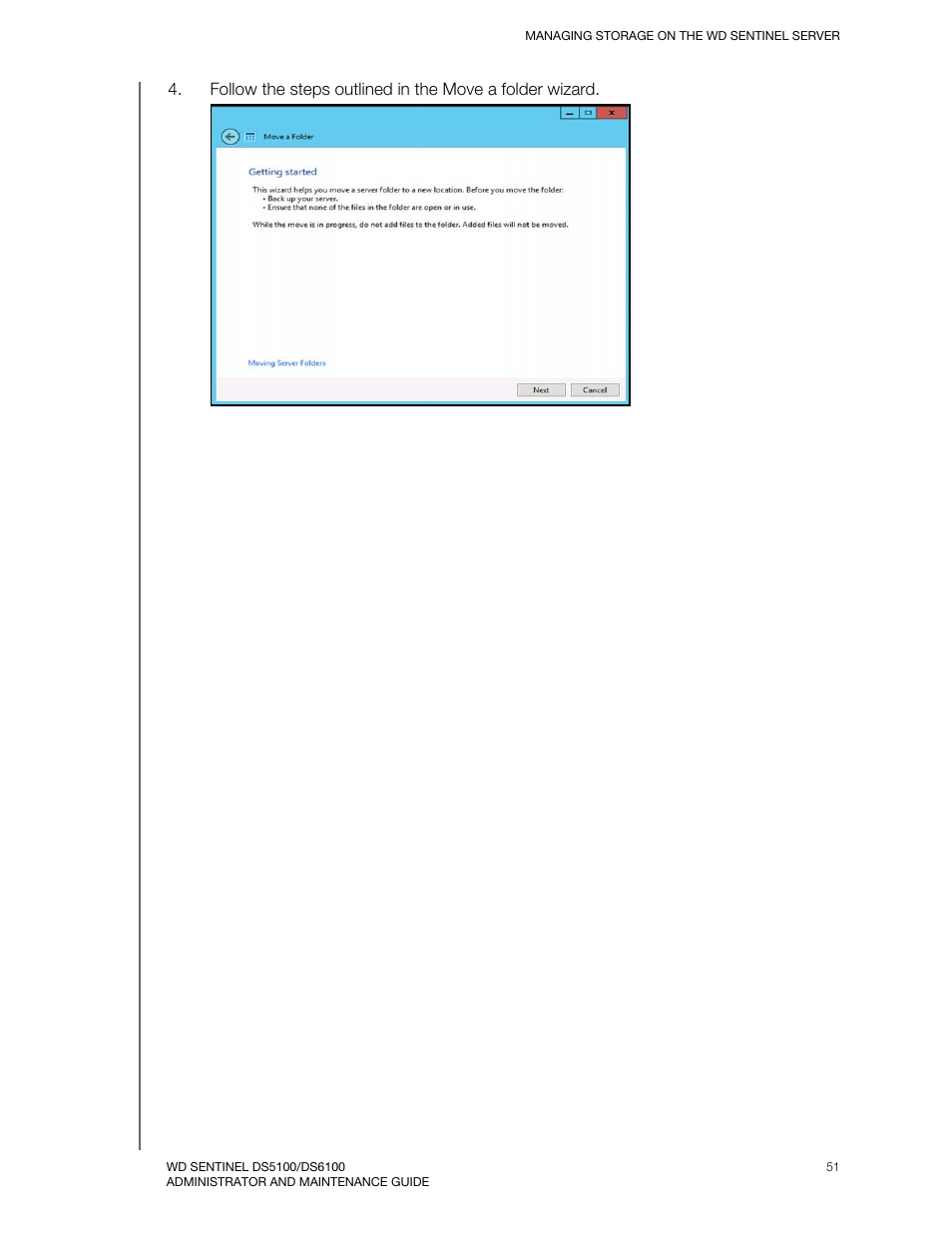 Western Digital WD Sentinel DS6100 Administrator and Maintenance Guide User Manual | Page 57 / 111