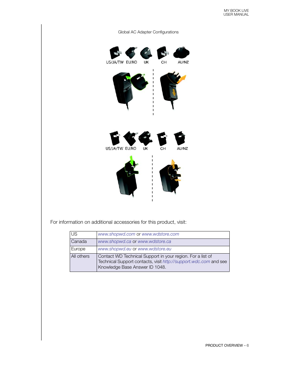 Western Digital My Book Live User Manual User Manual | Page 11 / 146
